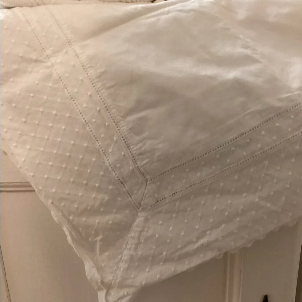 Vintage Pair Ralph Lauren King White Shams